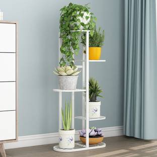 Bee Creative 5 Tier 6 Potted Stand-Multiple Planter Rack Plant Container Set