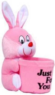 Zuku rabbit pen stand girls kids birthday gift  - 15 cm