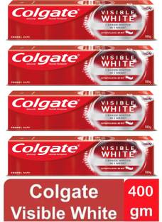 Colgate VISIBLE WHITE 1 Shade Whiter In 1 Week (100x4) @ Toothpaste