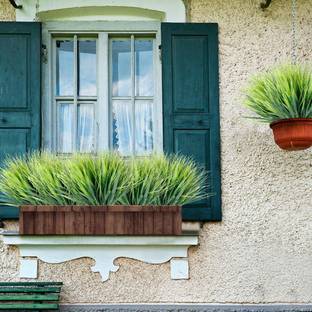 well art gallery Artificial Grasses Outdoor indoor Fake Grass Plastic 3 ps Garden Decorating Bonsai Artificial Plant