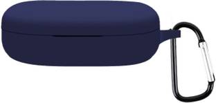 KHR Pouch for Mivi DuoPods M20 / Mivi M20 Full Protective Silicone case Cover (Blue)