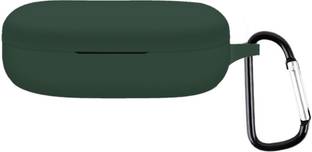 KHR Pouch for Mivi DuoPods M20 360 degree Protective Cover With Key Chain (Green)