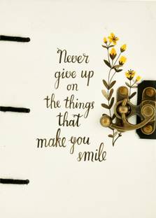 The Vintage Journal Inspirational Quotes Dairy In Euro Binding A5 Diary Un-ruled 144 Pages