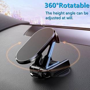 TECHGEAR Phone Holder Metal 360° Rotation Magnetic New Stand Universal Mobile Holder