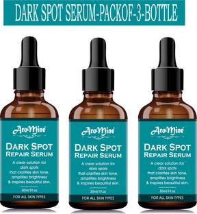 AroMine Dark Spot Remover Serum, Pimple Marks, Acne Scar, Pigmentation-30ml-3-Bottle-