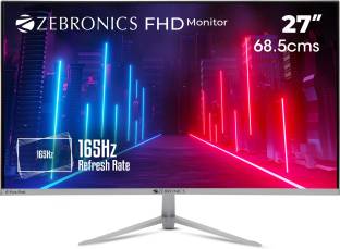 ZEBRONICS 27 inch Full HD Gaming Monitor (ZEB-A27FHD Slim Gaming LED monitor with 68.5cm, 165Hz refres...