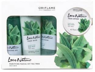 Oriflame Sweden Love Nature Facial Kit Tea Tree