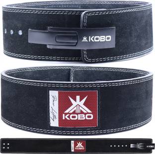 KOBO Leather Power Lifting Lever Belt Back / Lumbar Support