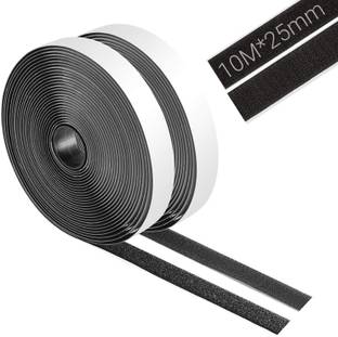 TurtleGrip Hook & Loop Tape,Self Adhesive Heavy Duty Hook Loop Strip Mounting Tape 10Mx25MM Stick-on Velcro