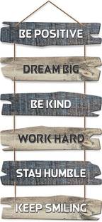 Artvibes Positive Quote Decorative Wooden Wall Hanging for Home Decor Item (WH_3231N)