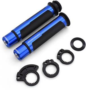 Hybrid Motors Barracuda Handle Grip BLUE Handle Bar Grip For Universal For Bike Universal For Bike