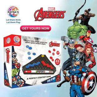 RATNA'S Spin to Win Avengers Strategy & War Games Board Game (1915 Avengers) Party & Fun Board Game