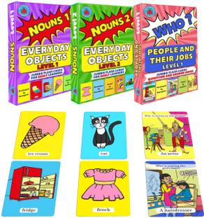 ब्रेनी बग रिसोर्स 90 flashcards, 60 everyday objects and 30 professions