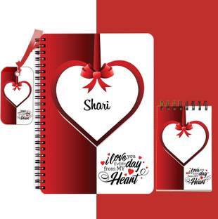 epheriwala I Love You Shari A5 Diary Ruled 140 Pages