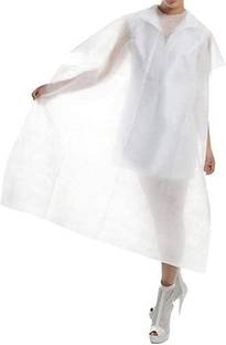 Kudize 30 GSM Disposable Beauty Parlor Hair Cutting Sheet 60x40 Inch White (Pack of 25) Makeup Apron