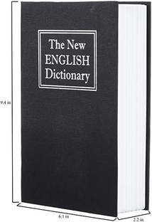 PARYAVARAN hidden secret book safe locker vault,key lock book safe combination lock Safe Locker