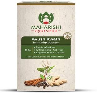 MAHARISHI ayurveda Ayush Kwath Powder Kwath Kadha has Tulsi Kali Mirch Sunthi Dalchini