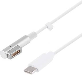 microware USB Type C Cable 1.5 m Type-C Male to 5 Pin MagSafe 1 (L-Lip) Male Charging Data Cable for Mac Book