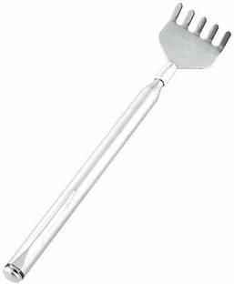 FLOSTRAIN Retractable Stainless Steel 5-Prongs Back Itch Scratcher (Color May Vary) stainless steel itch scratcher rod Massager