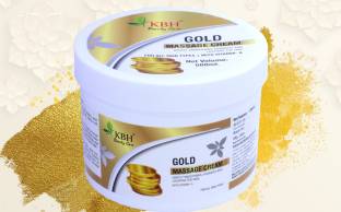 kbh Gold Facial Massage Cream 500g Pack With Gold Dust & Vitamin E