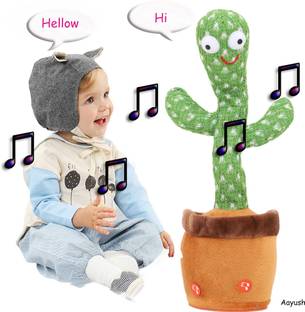 Aayush Talking Cactus Toys For Kids Can Sing Record And Repeats What You Say