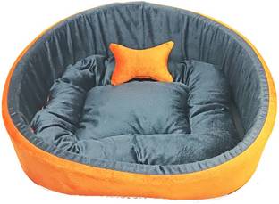 TRANDING STYLISH Simple Mountain Sofa With Haddi For Dog And Cat XL Pet Bed