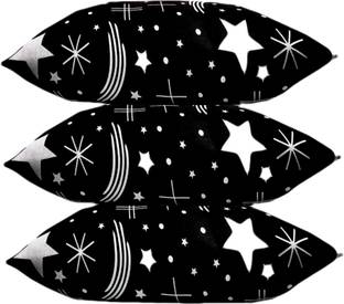 VILLAGERS Cotton Geometric Sleeping Pillow Pack of 3