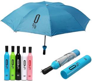 JOKIN Newest Windproof Umbrella with Bottle Cover for UV Protection & Rain Umbrella