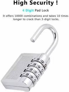 adorrobella Combination 4 Digit Number Travel Combination Lock