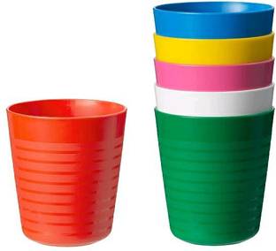 IKEA Mug, multicolour Plastic Tumbler