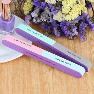 BM RETAIL Nail Buffer Nail Sponge File Manicure Pedicure Sanding Surface 7 Double-sided