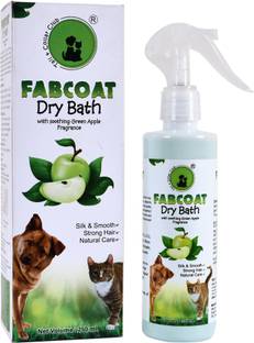 Tail & Collar Club Fabcoat Dry Bath Green Apple Shampoo - 250Ml Conditioning Green Apple Dog Shampoo