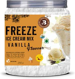 Brew Lab Instant Vanilla Freeze Ice cream Mix Powder | Easy To Make |Ready To Eat 250 g
