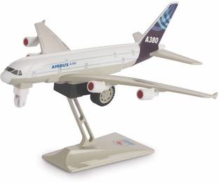 TECHZAGE Pull Back Famous Jumbo 747 Aeroplane Toy for Kids