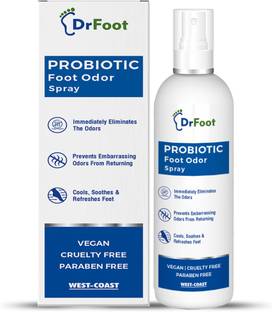 Dr Foot Probiotic Foot Odor Spray Helps to remove Feet & Shoes Worst Odors - 100ml Odour Control