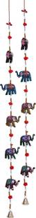 Pink Sky Home Decor Handmade Decorative Elephant Pair Door Hanging & Toran SET OF 2 Toran