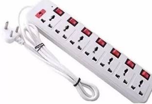 SOYEN 7 SWITCH ABS PLASTIC MADE in india SB product 7  Socket Extension Boards