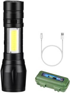TITTYNO Best Quality Rechargeable LED Tactical Powerful Pocket Emergency Flashlight Torch