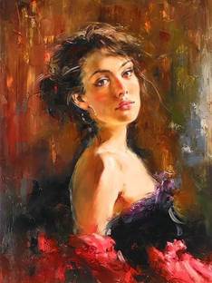 FURNATO Art & Paintings Multicolor Wallpaper