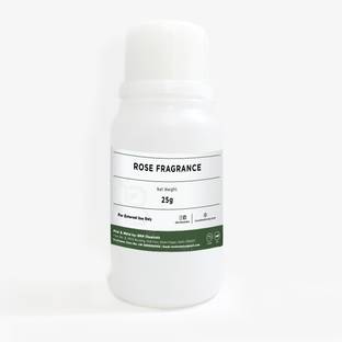 BRM Herbals Rose Fragrance Oil - 25 Grams Oil Soluble For Soap Making, Candle Making