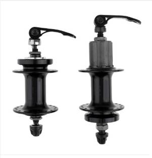 2fortheroad 60053 Cycle 32 Hole Front & Rear Hub Set Alloy 5/6/7/8S Cassette Disk Mount Bicycle Brake Disk