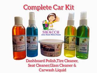 swacch . Car Cleaning Kit (Combo Pack of 5) Vehicle Interior Cleaner