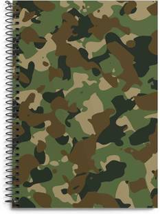 craft maniacs GREEN CAMO HI 160 RULED PAGES HI QUALITY DIARY A5 Diary RULED 160 Pages