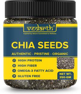 Vedarth Raw Chia Seeds - Nutritious Seeds, Rich in Calcium, High Fibre & Protein Chia Seeds