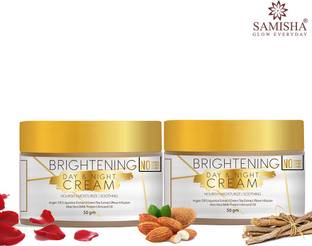 Samisha Organic Brightening Day & Night Face Cream For Skin Nourishment, Hydration