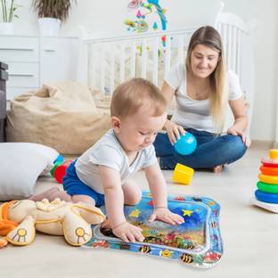 AEXONIZ TOYS Foldable Waterproof Baby Play Carpet Mat 6+ Months Babies Inflatable Swimming Mats