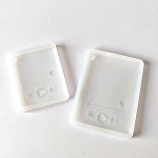 Sodee Spotify Keychain Resin Art DIY Resin for Craft (2 Cavity) Silicone Fondant & Gum paste Mould 2
