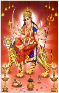 Devi Mata Flex Poster For Room Mo-845 Photographic Paper