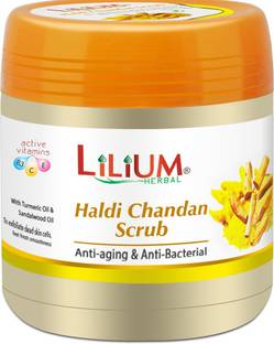 LILIUM Haldi Chandan Scrub for Anti-Aging & Anti Bacterial Scrub