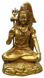 Idolsplace Lord Bholenath Mahadev Idol for Good Luck Success and Prosperity 800gms Decorative Showpiece  -  12 cm